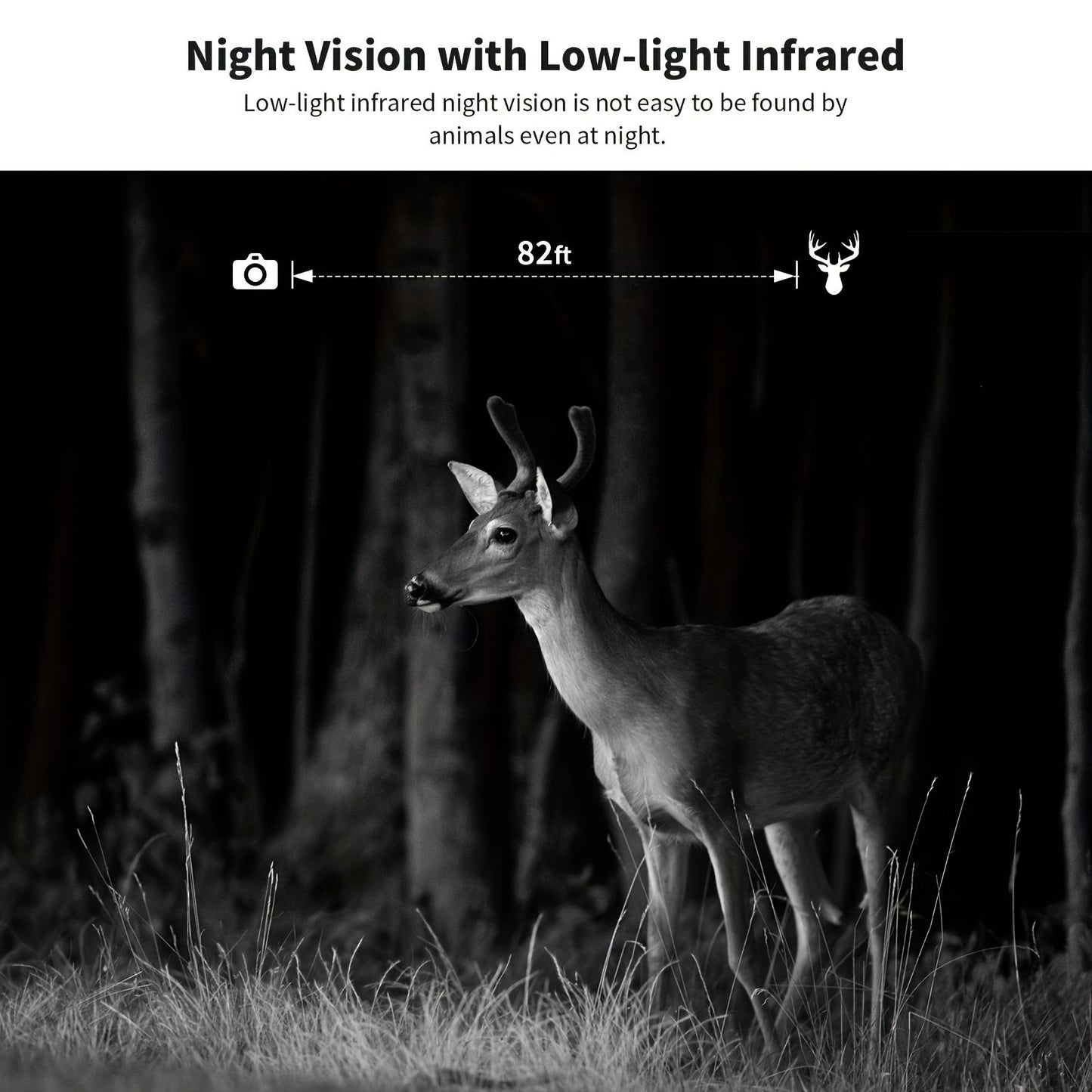 4G LTE Solar Trail Camera – 4K Live Video Remote Viewing, HD 82ft Night Vision, 0.2s Trigger, Built-In SIM Card, IP65 Waterproof, No WiFi Needed, Hunting Wildlife Camera 1pc/4pcs