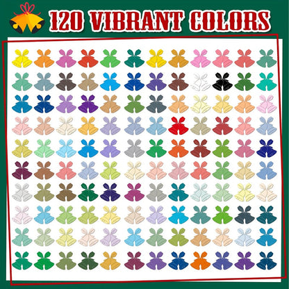 Acrylic Paint Markers Brush Tip Waterproof Quick-Drying Paint Pens for Rock Painting Wood Canvas Glass Ceramic Metal 12 to 168 Colors Art Craft Supplies Gift