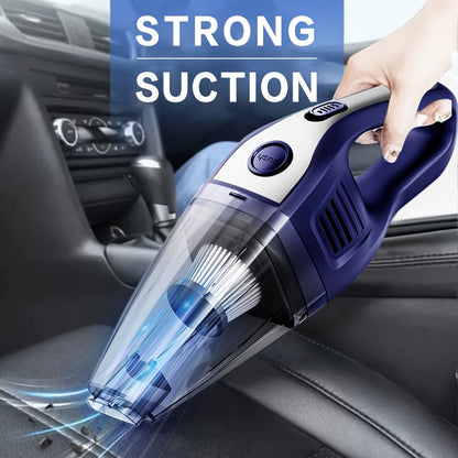 Cordless Rechargeable Handheld Vacuum Cleaner – 6KPa Strong Suction, Quiet 40dB, Portable Mini Vacuum for Pet Hair, Car, Keyboard, Office & Home Cleaning with Crevice Tool