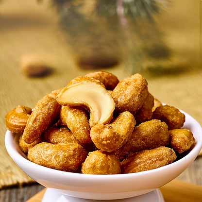 Salt Free Sugar Coated Roasted Cashews 3 Bags (10.6oz Each) – Nutritious Asian Snack with Dried Fruits, Perfect for Holiday Gifting, Afternoon Tea, Office & Everyday Snacking