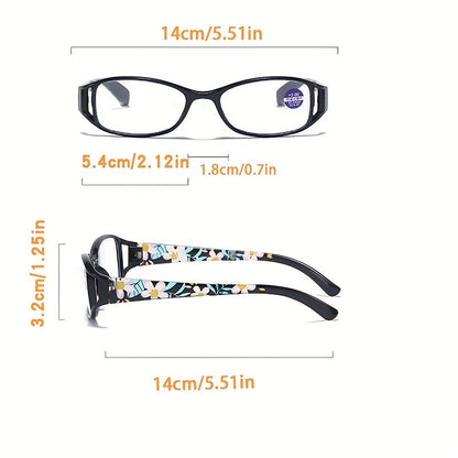 3-Pack Folding Reading Glasses Unisex Mixed Colors 1.0x–4.0x Magnification Compact Portable Elegant Business Style Readers Gift