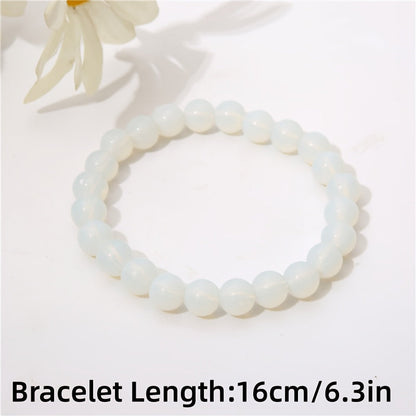 20pcs Boho Glass Bead Bracelet Set for Women – 8mm Handcrafted Colorful Elastic Stackable Bangles, Multi-Layer Beach Summer Jewelry, Perfect for Vacation Party Casual Daily Wear Gift