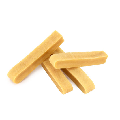 Himalayan Yak Cheese Dog Chews – Long-Lasting Hard Chew Treat for Dogs, High Protein Limited Ingredients, No Artificial Colors, Available in S/M/L/XL, Single or 4-Pack