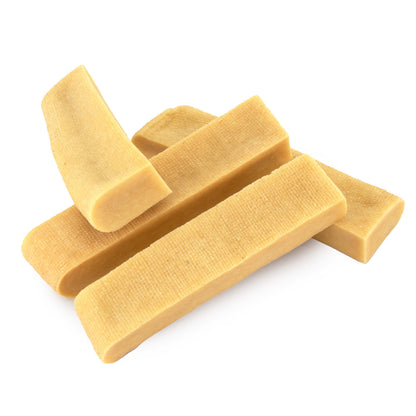 Himalayan Yak Cheese Dog Chews – Long-Lasting Hard Chew Treat for Dogs, High Protein Limited Ingredients, No Artificial Colors, Available in S/M/L/XL, Single or 4-Pack