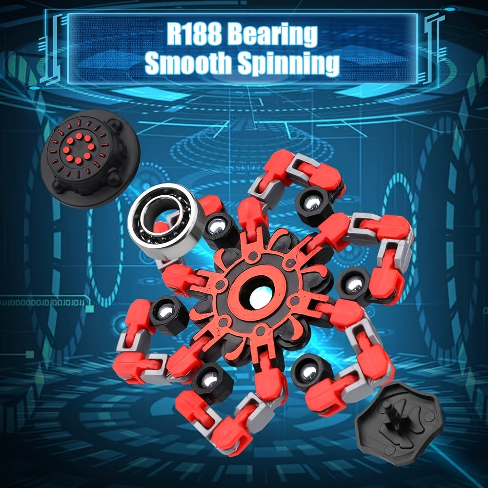 Bulk Fidget Spinners 10 or 15 Pack Assorted Robot Mechanical Gyro Fingertip Stress Relief Toys Standard and Luminous Editions Party Favors Classroom Rewards Kids and Adults