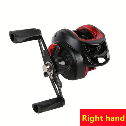 Ambidextrous Fishing Reel – Left & Right Hand Casting Reel, Aluminum Alloy, High-Performance Bearings, Freshwater & Saltwater, Compact Sporty Design