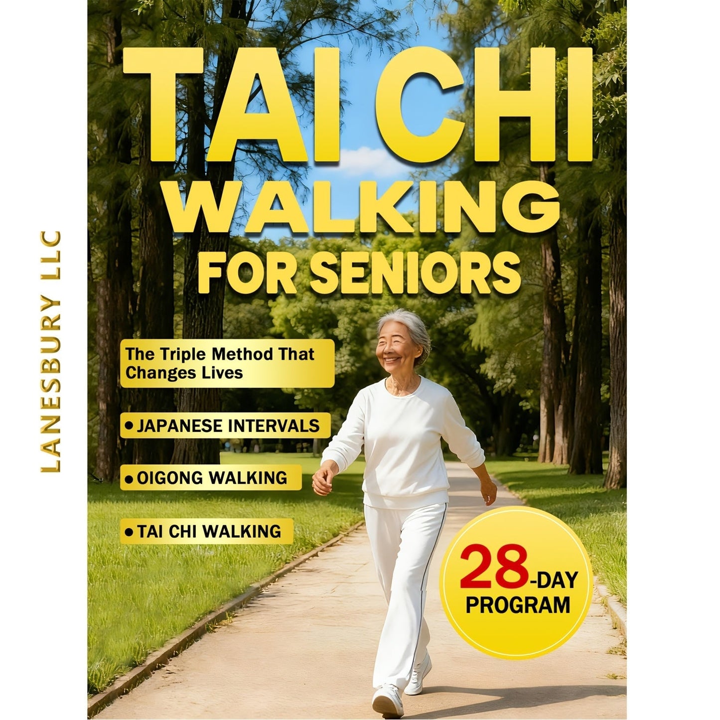 Tai Chi Walking for Seniors - Effortless Weight Loss & Gentle Care with the 28-Day Triple Method, Japanese Intervals & Qigong Walking, Low-Impact Fitness Guide for Older Adults