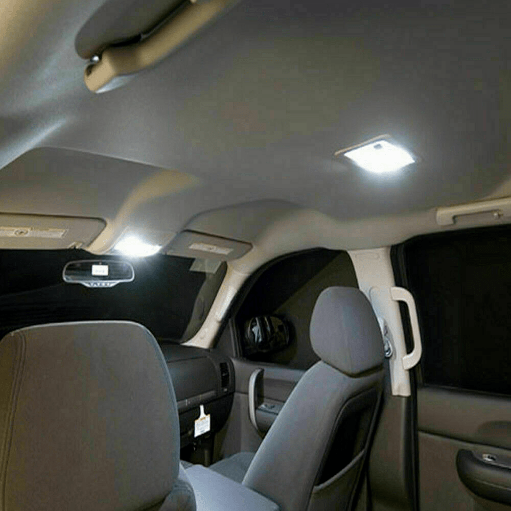 40PCS Car LED Interior Bulb Kit T10 W5W 31mm 42mm 6000K Cool White 12V, No Error Map Dome Door Trunk Courtesy Light Replacement Set for Most Cars