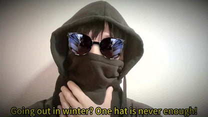 Winter Beanies 2-Pack for Men & Women – Thermal Knit Skull Caps with Fleece Lining, Soft Stretchable Cold Weather Hats, Buy One Get One Free, Black