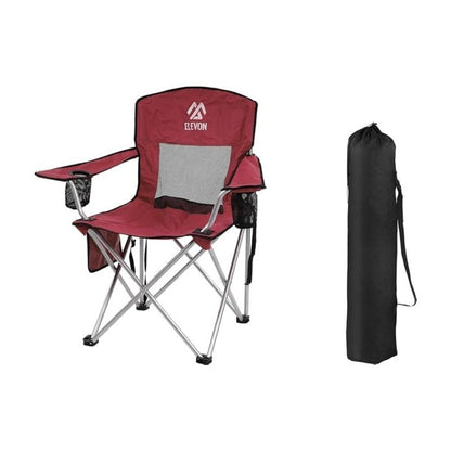 Folding Camping Chair with Tilting Canopy Sunshade – 225LBS Capacity, 22.8" Wide Seat, Mesh Cup Holder & Carry Bag, Portable Beach Lawn Chair for Camping, Hiking & Outdoor Events – 9 Color Options