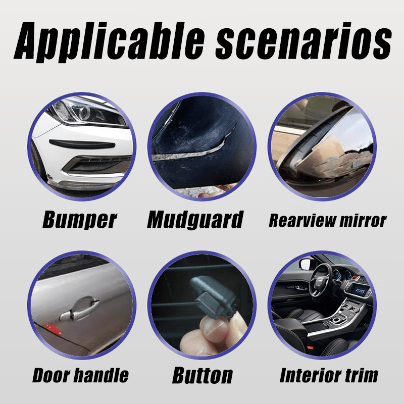 Car Interior Repair Glue 20ML - Strong Adhesive for Dashboard Cracks, Ceiling Peeling, Door Handles and Trim Repair, Quick Fix Solution for Car and Home Interior, Easy to Use