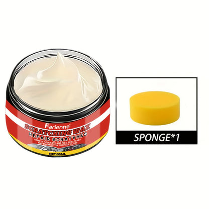 Car Scratch Remover and Swirl Mark Eliminator - Nano Shine Polish Automotive Scratch Repair Paste Kit 1.18oz with Applicator Sponge, Compatible with All Paint Colors for Vehicle Surface Restoration