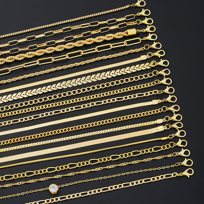 20-Piece Stackable Bracelet Set for Women – Boho Snake Bone Twisted Metal Geometric Layering Bangles, Vintage Chic Wrist Jewelry for Daily Wear Party Vacation Dating, Holiday Gift for Her