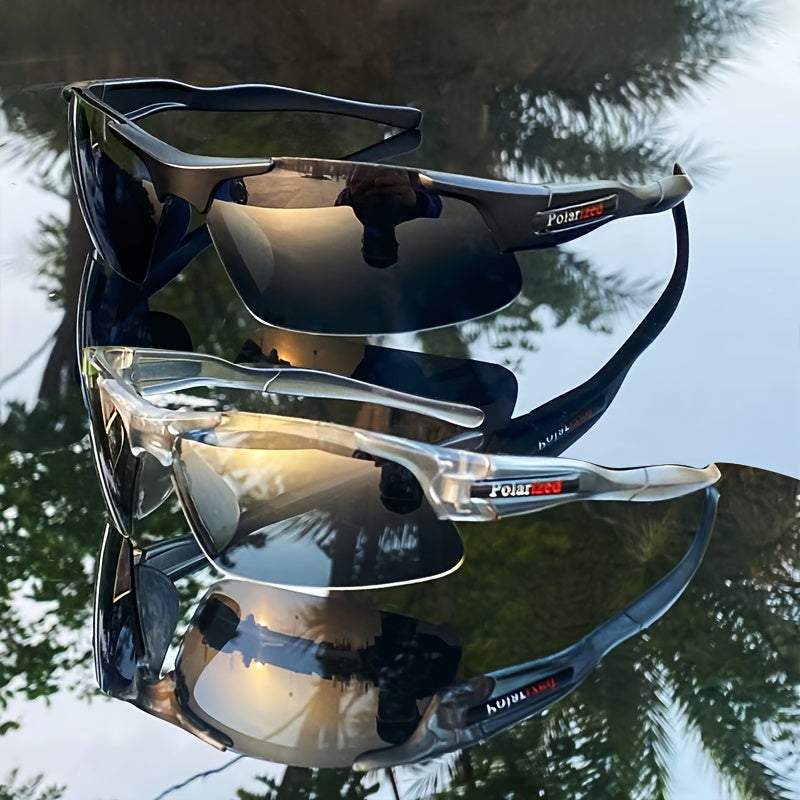 Polarized Driving Sunglasses 3 Pack Half Frame Anti-Glare UV400 Protection for Men and Women Outdoor Sports