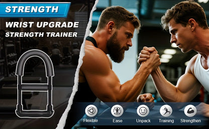 Forearm Wrist Strengthener Exerciser with Adjustable Tension – Hand Grip Strength Trainer for Men & Women, Arm Developer Home Gym Workout Equipment for Beginners & Pros, 1 or 2 Pack