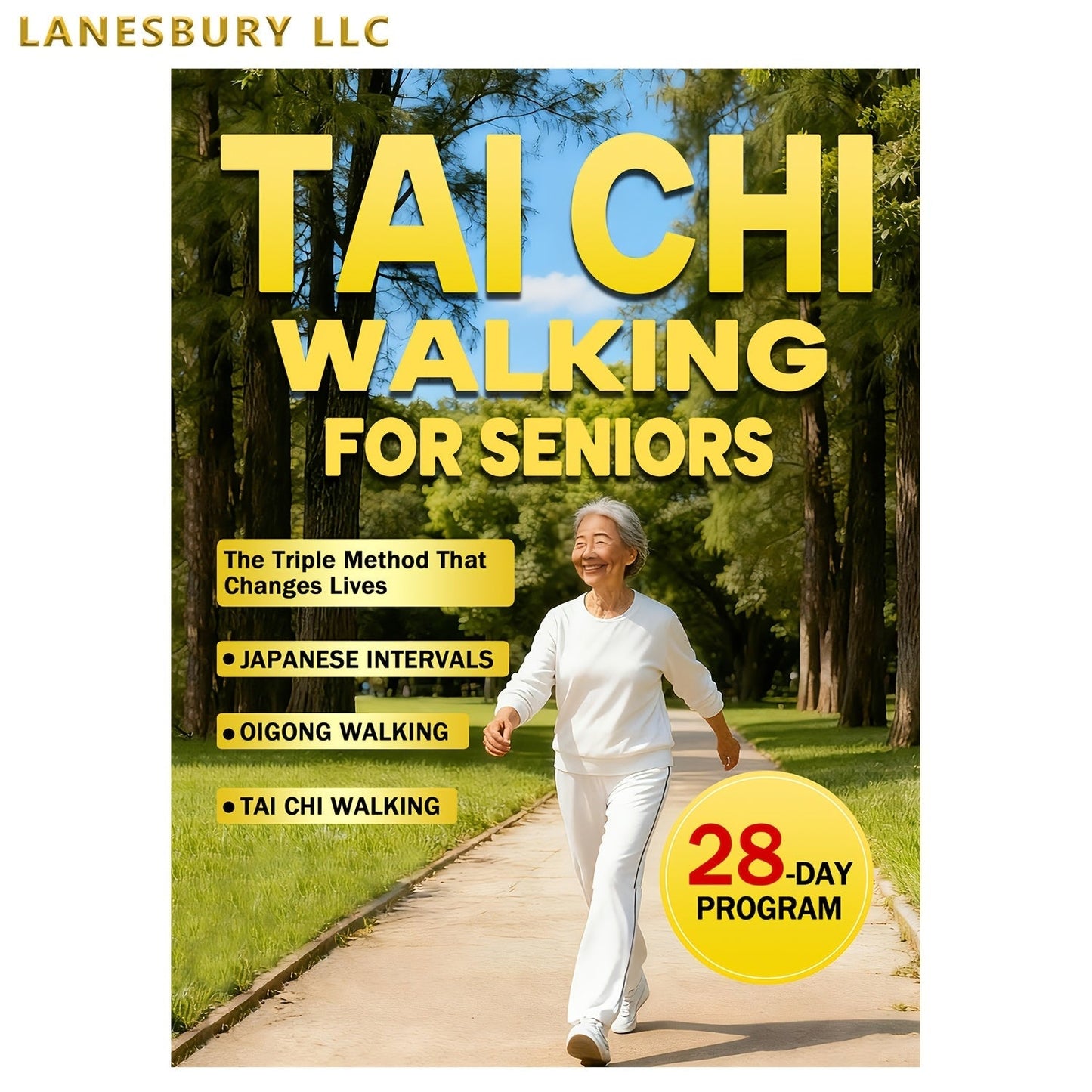 Tai Chi Walking for Seniors - Effortless Weight Loss & Gentle Care with the 28-Day Triple Method, Japanese Intervals & Qigong Walking, Low-Impact Fitness Guide for Older Adults