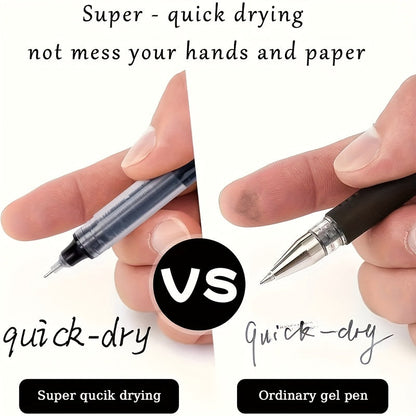 Gel Pens 30 Pack Quick-Dry 0.5mm Fine Tip – Black, Blue & Red Smooth Writing Ink, Safety Cap, Durable Plastic, Perfect for Students, Exams, Homework, Office & Everyday Use