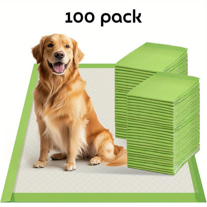 Jumbo Dog Pee Pads for Large Breeds 50 or 100 Pack – 6-Layer Super Absorbent Heavy-Duty Leakproof Puppy Training Pads, Quick-Dry Odor Control, Housebreaking Pads for Senior Dogs & Potty Training