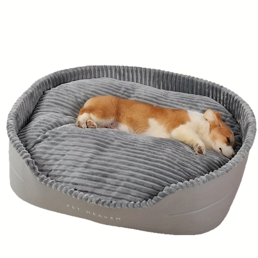 Large Dog Bed Thickened Washable - Bite Resistant Machine Washable Pet Bed for Large Dogs, All-Season Universal Design, Available in M to XXL Sizes, Durable Orthopedic Dog Mat