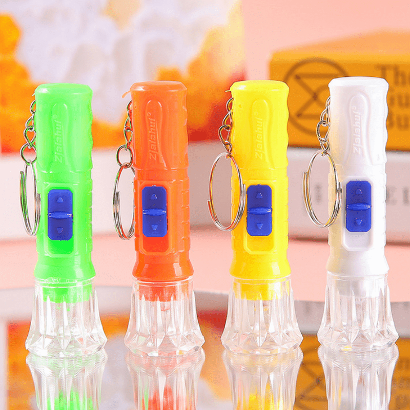 Mini Flashlights Bulk Pack 40 Pieces Assorted Colors, Small Portable Emergency Flashlights with Batteries Included, 40 Lumen Pocket Flashlight Set for Christmas Stocking Stuffers Party Favors Gifts
