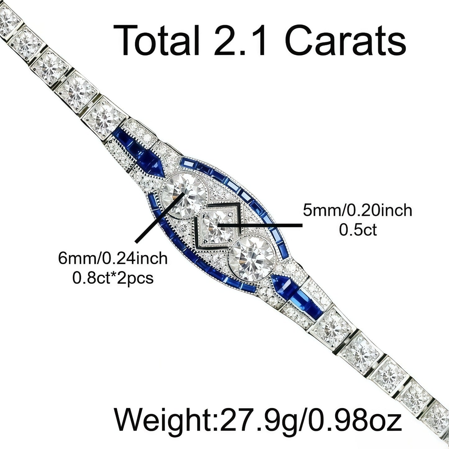 925 Sterling Silver Bohemian Bracelet for Women & Men – Elegant Boho Cuff Bangle, 32g, Blue & Green, Perfect for Weddings, Engagements, Anniversaries, Birthdays & Mother's Day Gifting
