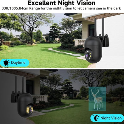 Indoor Security Camera 4 Pack 3MP Wireless – Cloud Storage, 2.4G/5G Dual-Band WiFi, AI Motion Detection, Two-Way Audio & Color Night Vision for Home Surveillance System