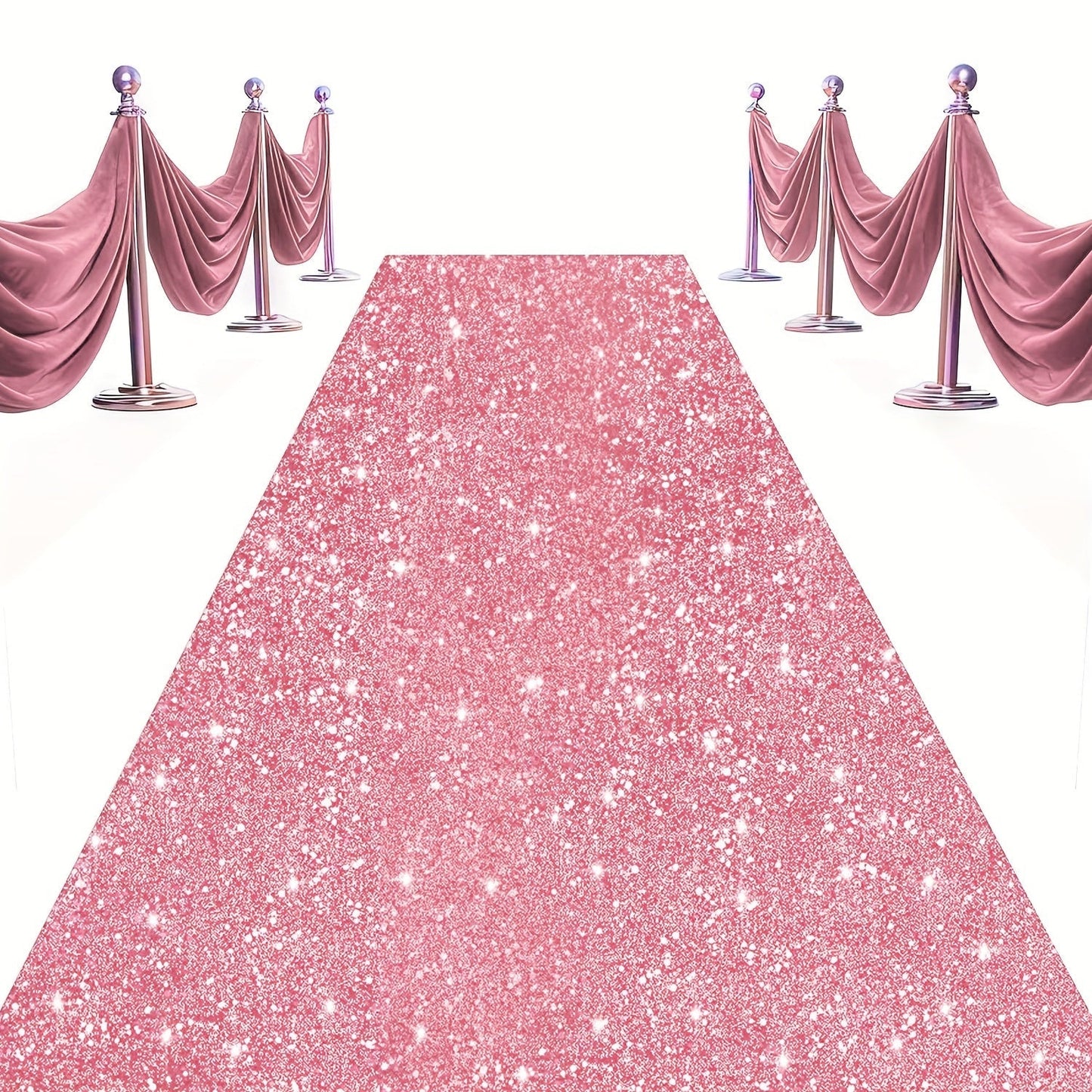 Sequin Aisle Runner 2x15FT Glitter Wedding Carpet Runner 12 Colors for Wedding Ceremony Bridal Shower Party Decoration Outdoor Indoor