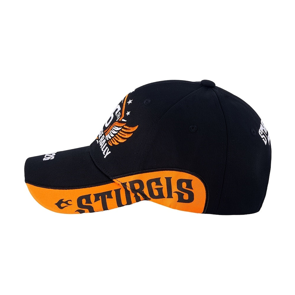 Sturgis 2026 Embroidered Baseball Cap – 86th Motorcycle Rally Souvenir Hat with 3D Embroidery, Adjustable Fit, Perfect Biker Gift for Men & Women