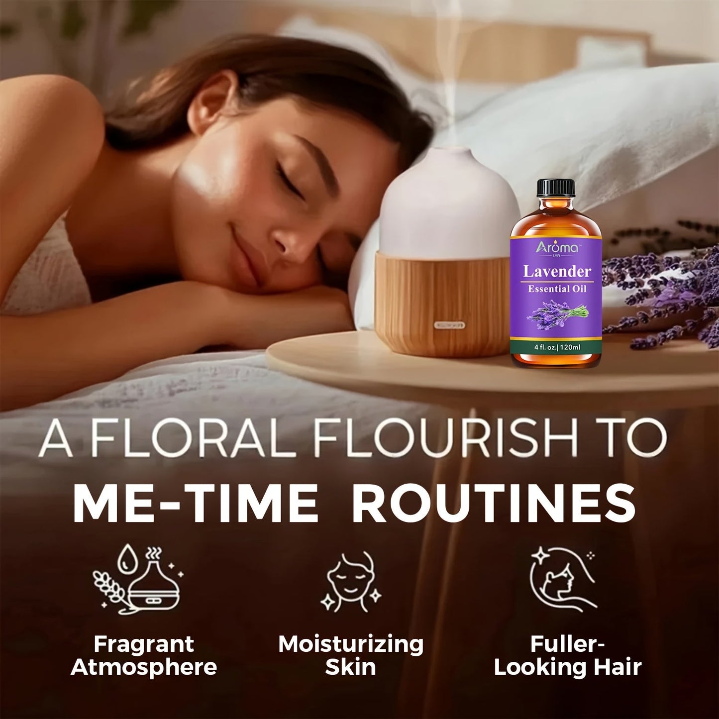 Pure Natural Essential Oils 4 FL OZ – Lavender Eucalyptus Frankincense Peppermint Lemon Sweet Orange for Diffuser Aromatherapy Soap Candle Body Oil