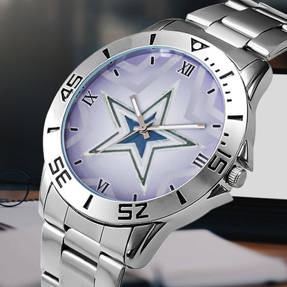 Men's Stainless Steel Band Quartz Watch Casual Simple Round Dial Analog Wristwatch Classic Metal Fashion Watch Gift for Men Silver