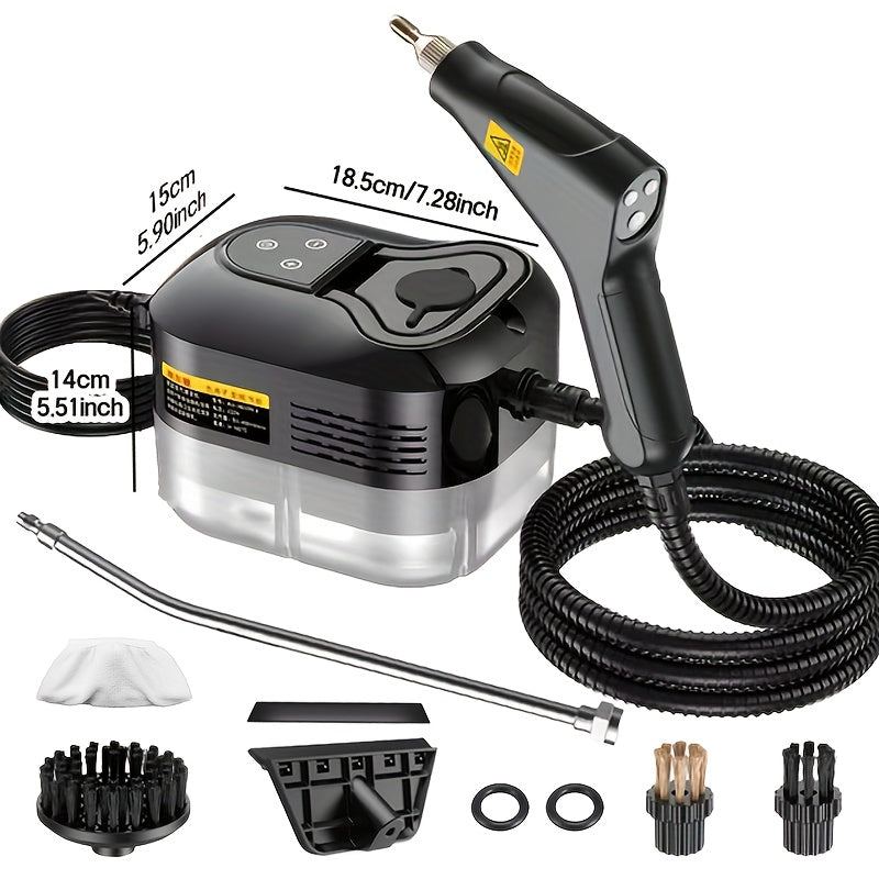 Handheld Steam Cleaner with 35-Piece Accessory Set High Pressure Portable Chemical-Free Deep Clean – Kitchen Grease Sofa Air Conditioner Tile Car Interior Washing Machine 6 Colors