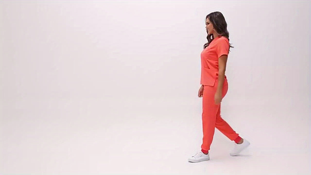 Unisex Medical Scrubs Set – Breathable Quick-Dry V-Neck Top & Drawstring Jogger Pants, Nursing Uniform for Women & Men, 7 Colors, Sizes S-XXL, Ideal for Hospitals, Dental Clinics & Veterinary Work