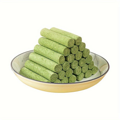 Cat Grass Sticks for Hairball Control – 3-in-1 Freeze-Dried Catnip Treats with Instant Granules & Hair Cream Tablets for Indoor Cats, Natural Hairball Remedy, 15 Count & 15-Pack Bundle
