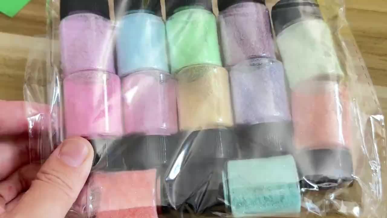Holographic Glitter Set 12 Colors – Fine Glitter Powder for Nail Art, Body, Face, Resin & Craft Projects | Christmas & Halloween Gift