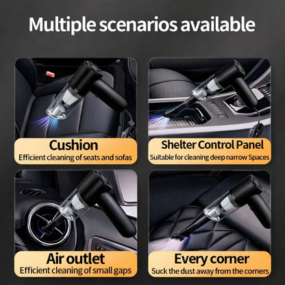 9000PA Cordless Car Vacuum Cleaner – Rechargeable Portable Handheld Vacuum for Car Interior, Pet Hair & Crumbs, Ultra-Lightweight for Home & Auto Daily Use