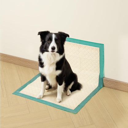 Heavy-Duty Dog Pee Pads 24"x24" – 6-Layer Extra Thick Leak-Proof & Odor-Locking Puppy Training Pads, 50/100/200/300/400 Count, for Puppies, Dogs, Cats & Rabbits