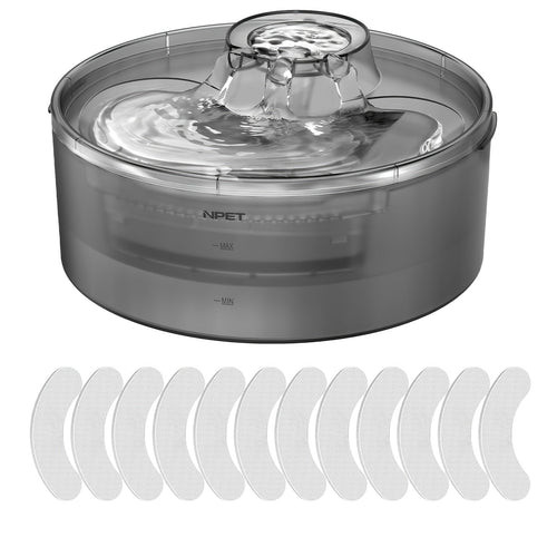 Automatic Dog Water Fountain 1.3 Gallon Large Capacity Pet Water Dispenser with Splatter Guard Cleaning Kit Low Voltage USB for Dogs Cats Multiple Pets