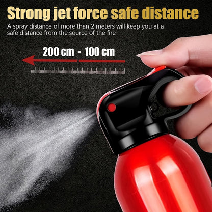 4-in-1 Portable Fire Extinguisher Spray for Home, Kitchen, Garage & Car – Covers Electrical, Textile & Oil Fires, Non-Toxic, Easy to Clean, Wall-Mountable Fire Safety Tool