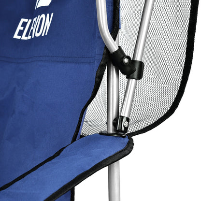 Folding Camping Chair with Tilting Canopy Sunshade – 225LBS Capacity, 22.8" Wide Seat, Mesh Cup Holder & Carry Bag, Portable Beach Lawn Chair for Camping, Hiking & Outdoor Events – 9 Color Options