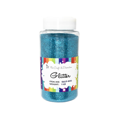 1lb Craft Glitter Powder in 19 Colors – Fine, Ultra Fine & Chunky Glitter with Shaker Top for Tumblers, Resin, Scrapbooking & DIY Crafts, Bulk Glitter for Kids & Adults