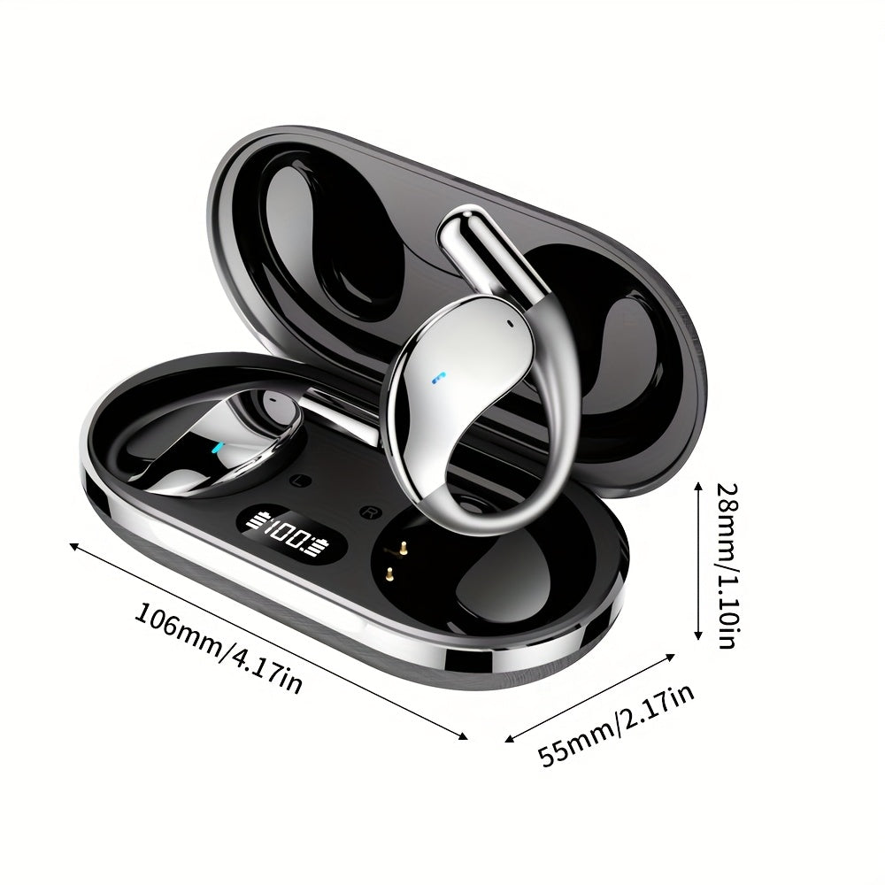 AI Translation Headset Bone Conduction Wireless Real-Time Translation 156 Languages 6-Mic Noise Cancellation Touch Control Deep Bass USB Charging – MIMIDI