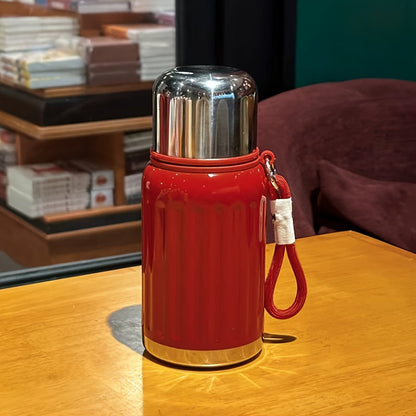 316 Stainless Steel Vacuum Insulated Thermos Cup Dopamine Color All Metal Water Bottle Keeps Drinks Hot and Cold for Work School Camping Sports Travel Portable Fashionable Tumbler Red Black Blue White