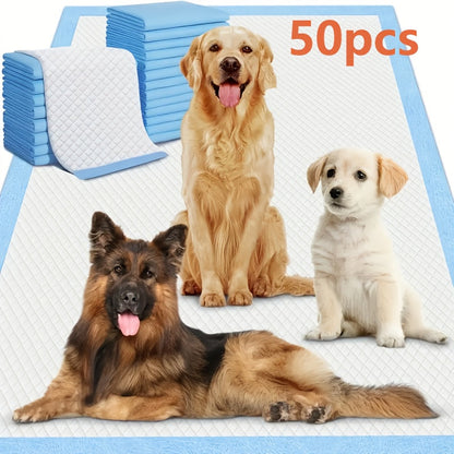 Extra Large Disposable Dog Training Pads 23.6x23.6 inch Leak-Proof Odor Control Absorbent Puppy Pee Pads Housebreaking Supplies Potty Training 50 100 200 Pack