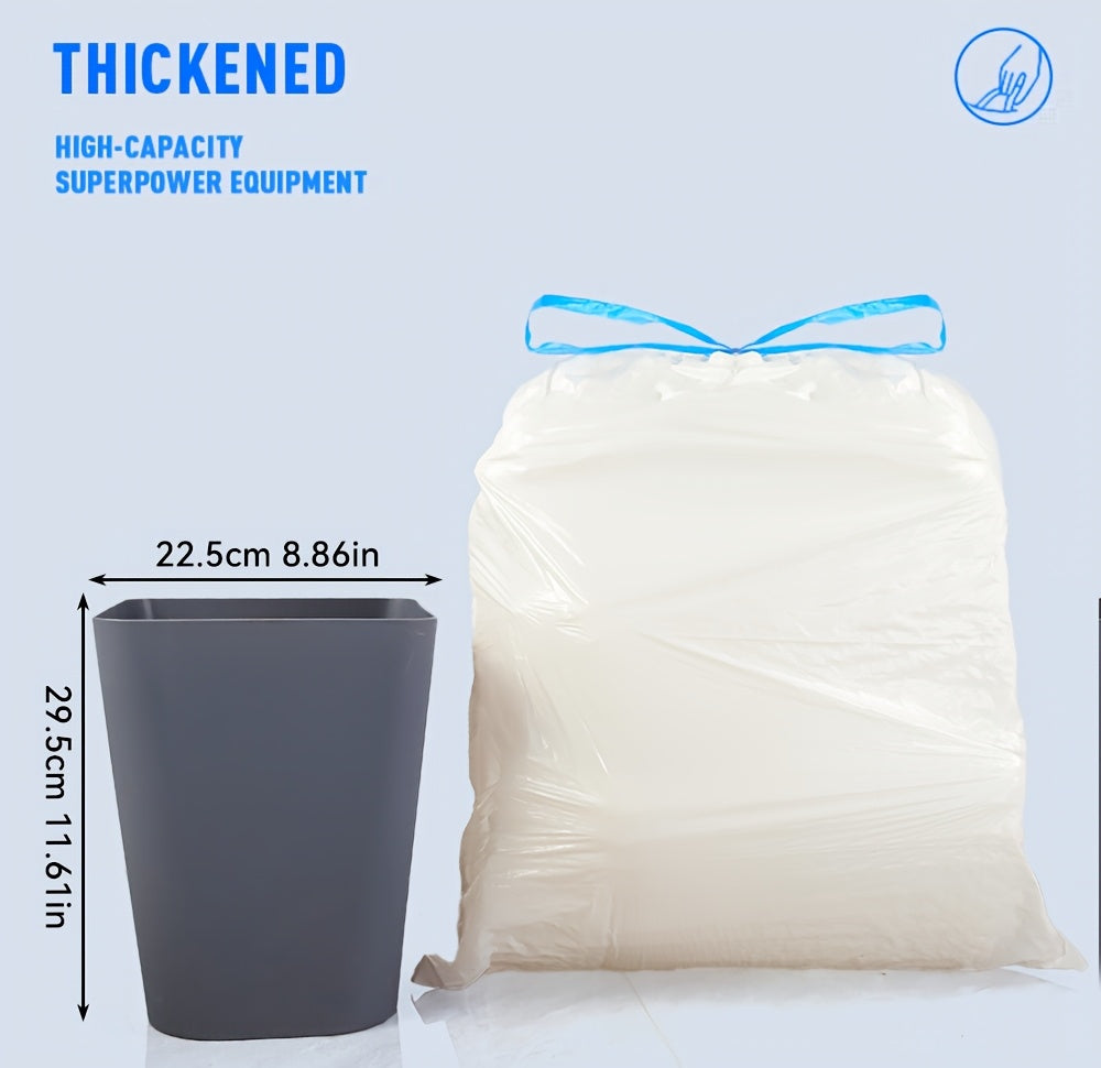 13 Gallon Drawstring Kitchen Trash Bags with Odor Eliminator – Puncture & Tear Resistant Disposable Garbage Bags, Lemon Mint Fresh Scent, Available in 78-Count & 150-Count Boxes
