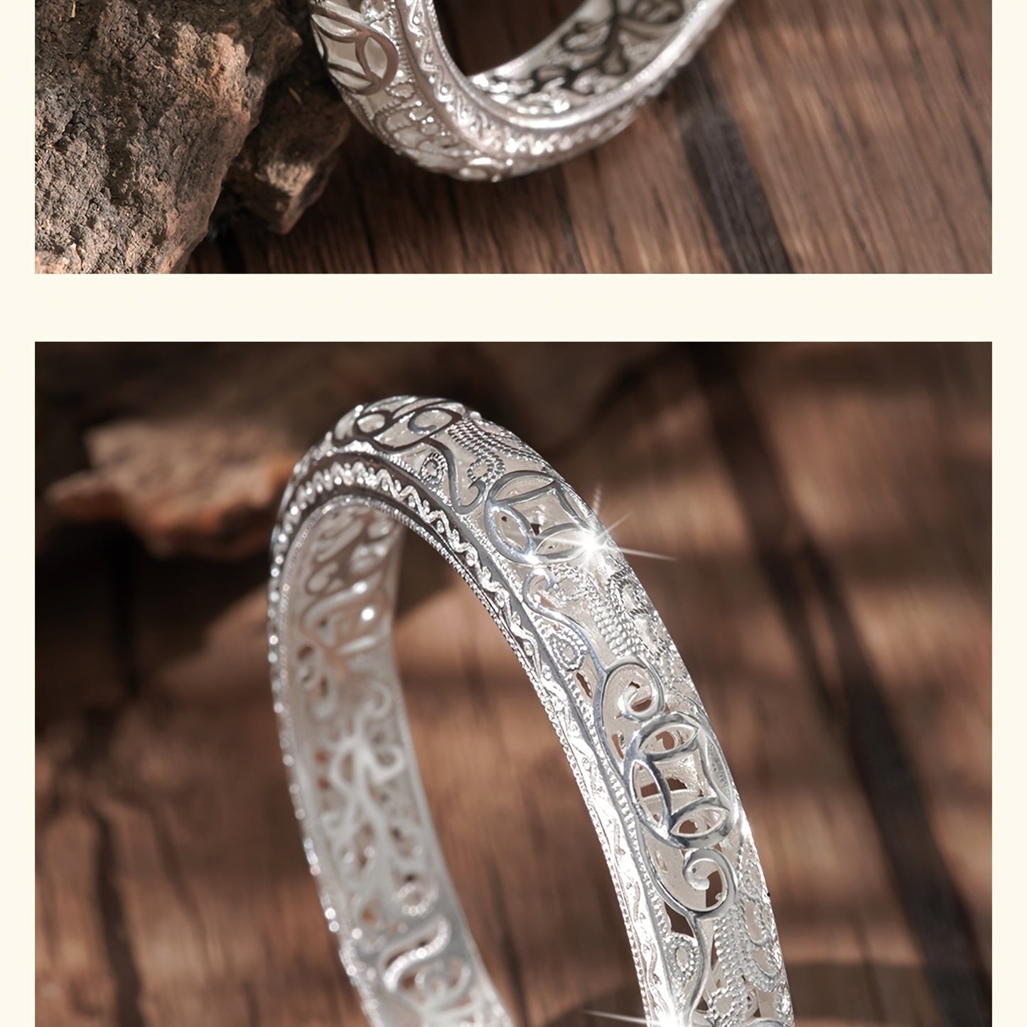 S999 Pure Silver Bangle Bracelet for Women – Solid Closed-End Cuff, High-Purity Fine Silver Jewelry, Elegant Shining Fashion Accessory, Perfect Birthday & Anniversary Gift for Her