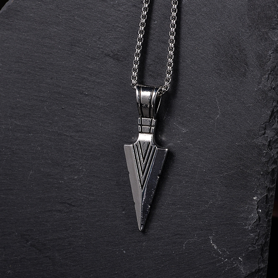 8 Pcs Men's Punk Black Necklace Set – Stainless Steel Cross Pendant Chains, Gothic Streetwear Jewelry, Cool Layering Necklaces for Men, Mixed Style Gift Set