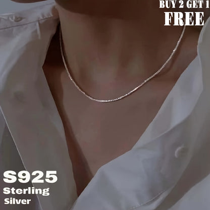 925 Sterling Silver Sparkling Star Necklace for Men & Women – Minimalist Sky Star Pendant Chain, Unisex Dainty Jewelry with Gift Box, Sizes 16-24 Inch, Perfect Gift for Couples & Parents