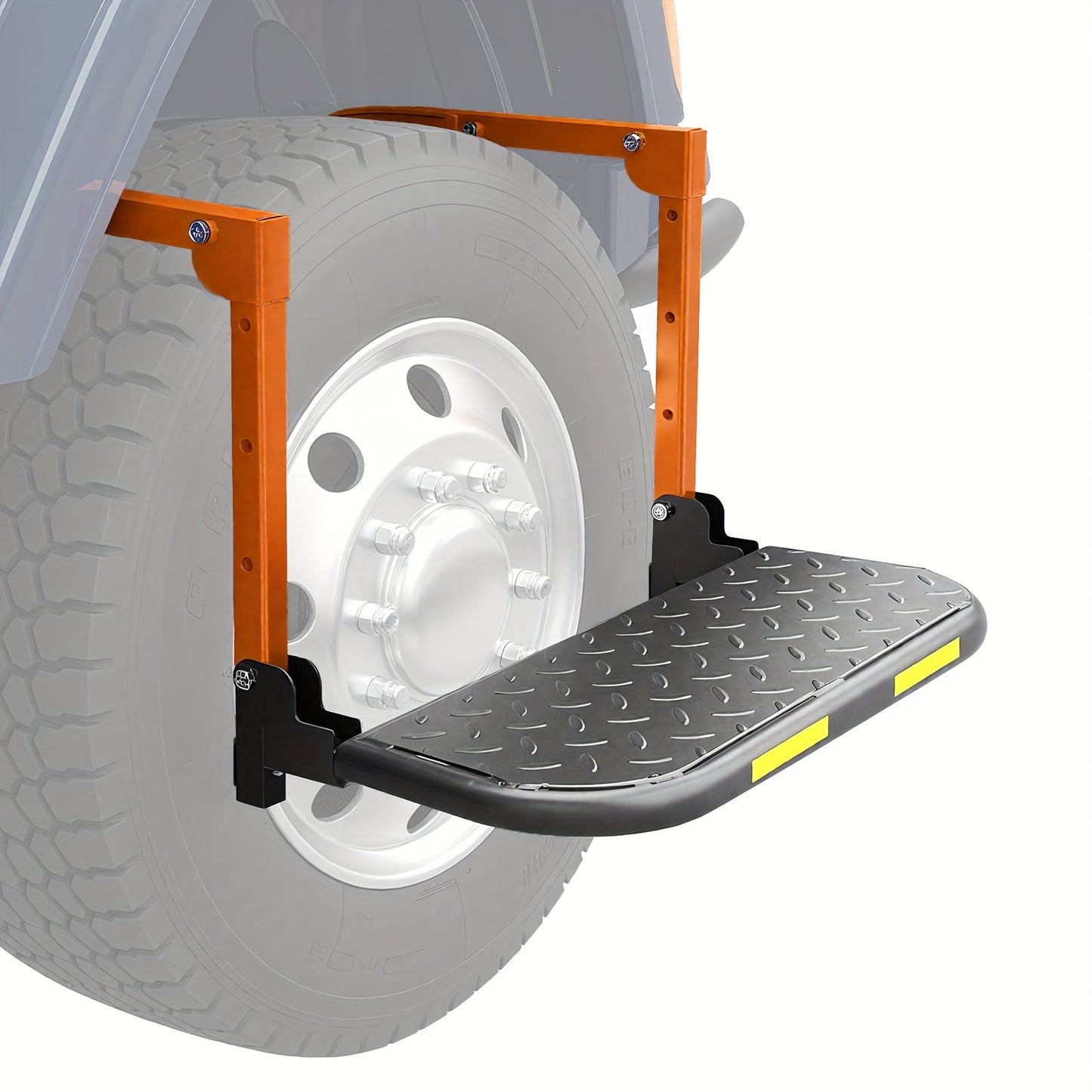 Foldable Tire Steps Anti-Slip for Truck SUV Trailer – Adjustable Height, 300/500/650 LB Load Capacity, Fits Tires Up to 13.5" Wide, Portable Tire Step Stool