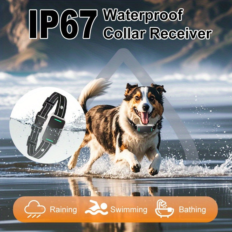 Dog Training Collar with Remote – Rechargeable E-Collar with Shock Vibration Buzz Modes, 2.4G Wireless Remote, USB Charging, Safe & Effective Pet Trainer for Small Medium Large Dogs, 1pc & 2pc