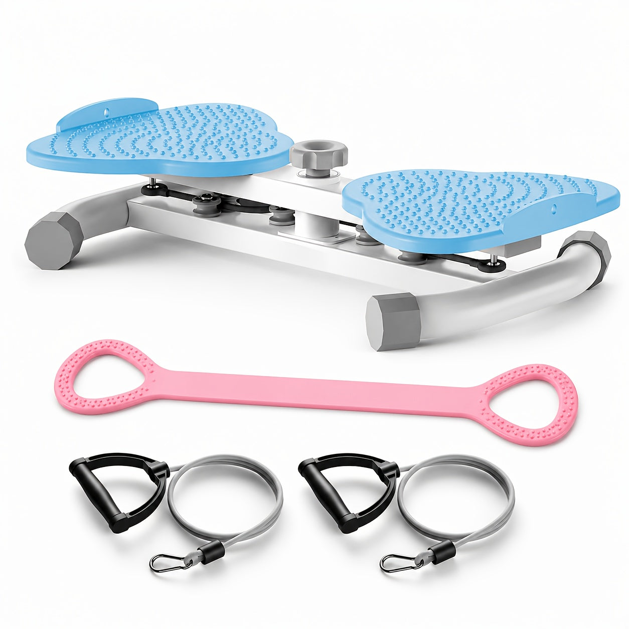 Waist Twisting Machine Ab Twister Board – 360° Noiseless Waist Twister Disc for Home Gym, 360 LBS Capacity, Digital Display Tracks Time, Reps & Calories, Includes Figure-8 Resistance Band